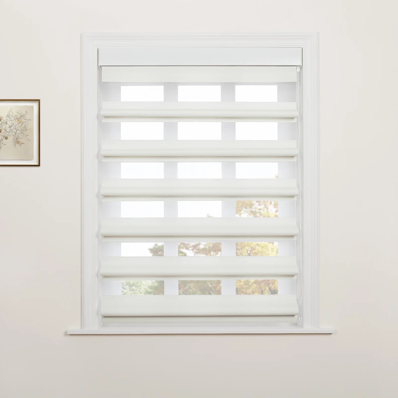 Cascade Light Filtering Sheer Blind Cord Lift
