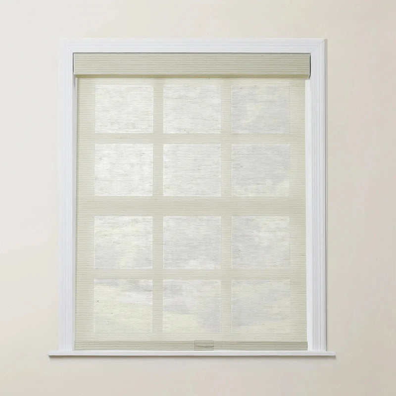 Rae Natural Jute Woven Wood Roller Blinds Cordless-?-TWOPAGES