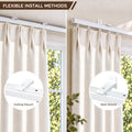 LORA Flexible Curtain Track System for Windows & Room Dividers