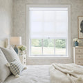 Alvin Basic Room Darkening Cordless Roller Blinds-?White M110-1-TWOPAGES