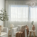 Joy 100% European Flax Linen Sheer Curtain Pleated?-TWOPAGES