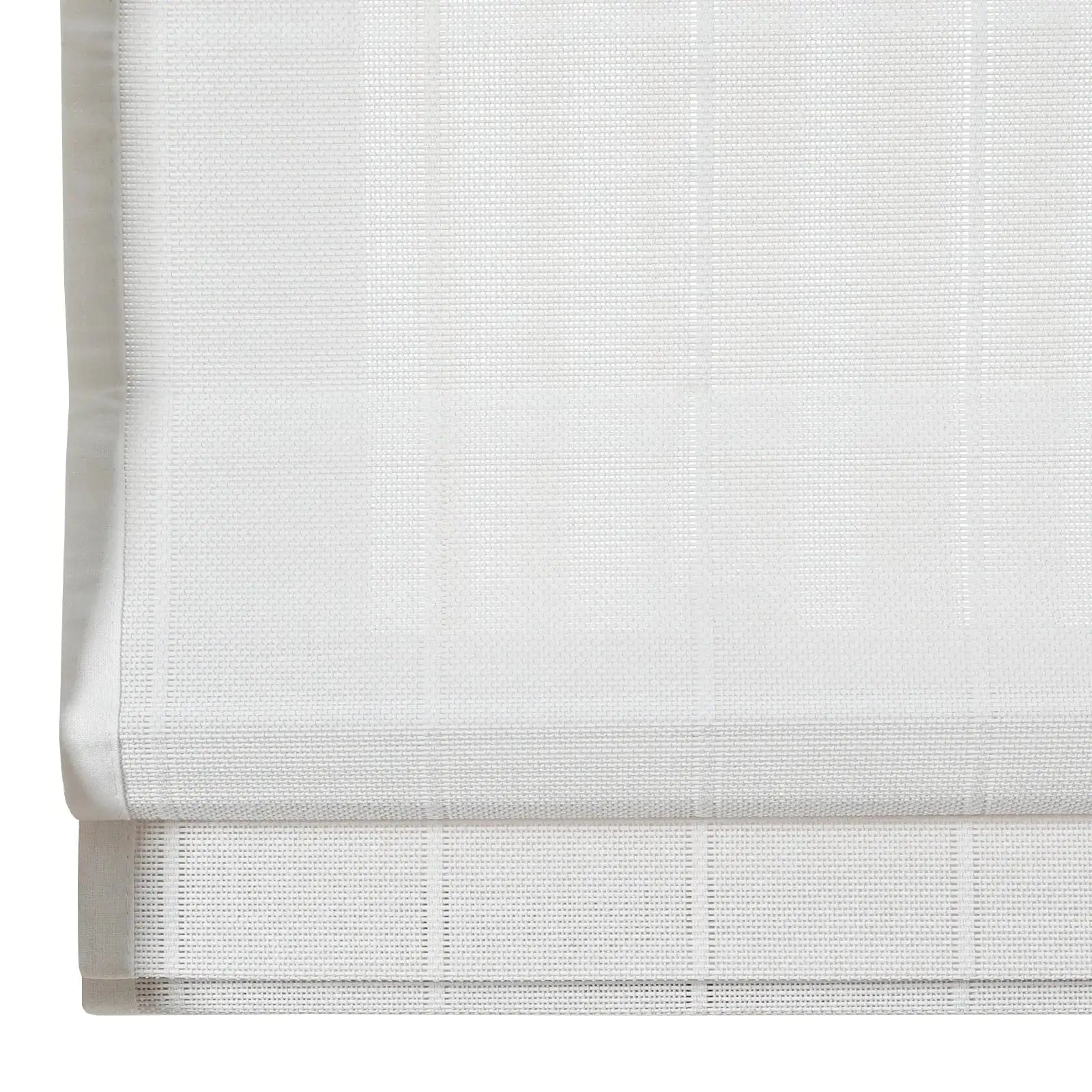 Sybil Bamboo Roman Blind - White TWOPAGES CURTAINS