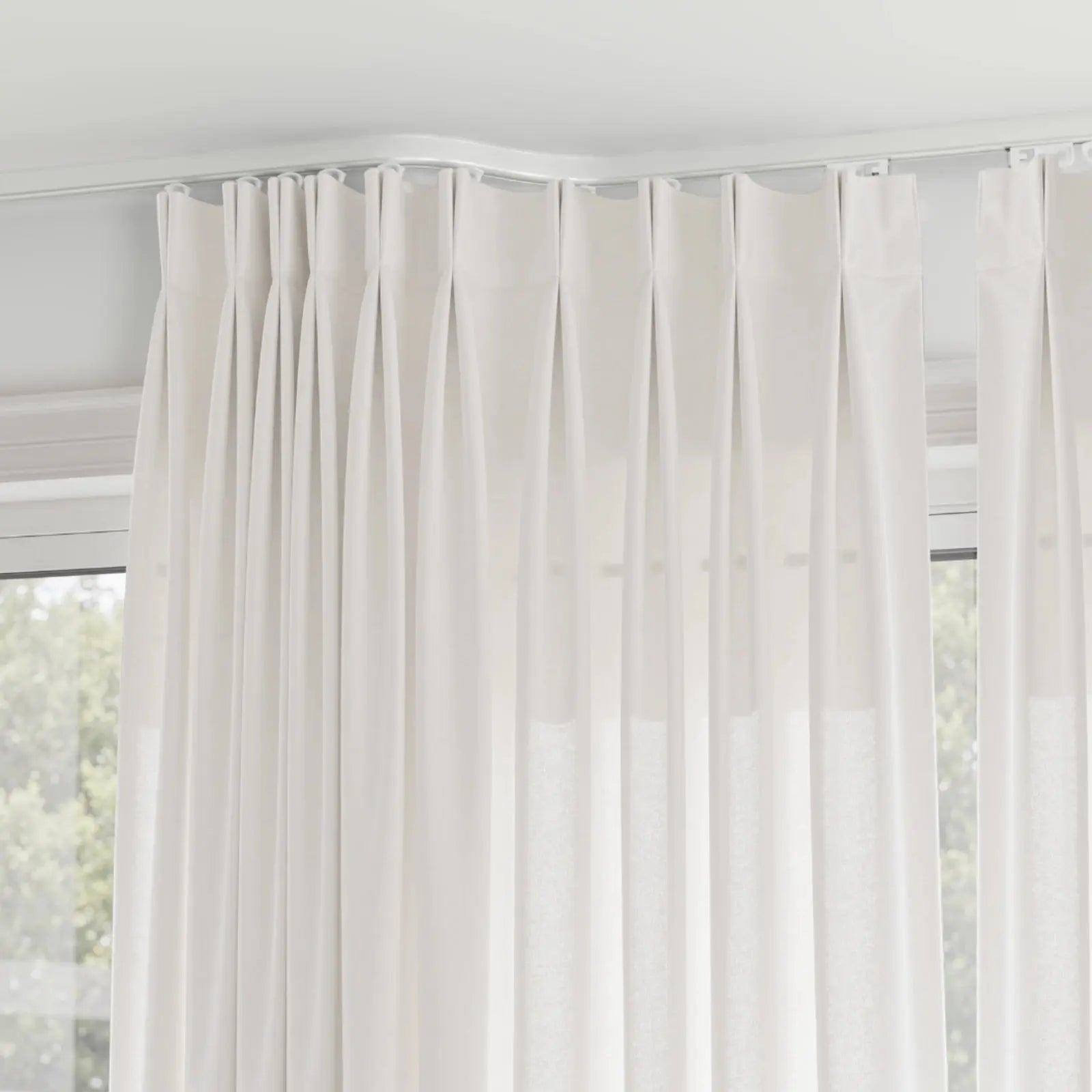 Velin Bendable Single Ceiling Curtain Track?-TWOPAGES