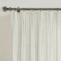 Stefana Silber Print Linen Blend Curtain Drapery Pleated?-TWOPAGES