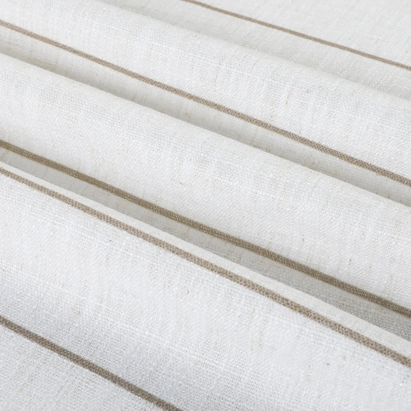 Stefana Silber Print Linen Blend Curtain Drapery Pleated?-TWOPAGES