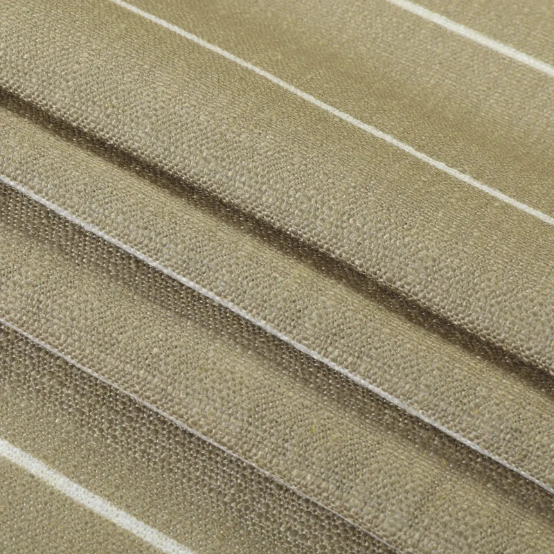 Stefana Silber Print Linen Blend Curtain Drapery Pleated?-TWOPAGES