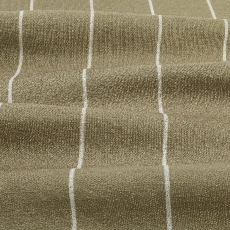 Stefana Silber Print Linen Blend Curtain Drapery Pleated?-TWOPAGES