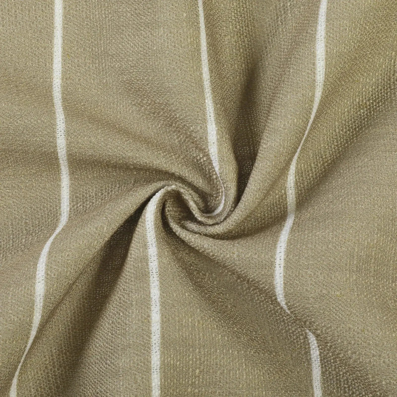 Stefana Silber Print Linen Blend Curtain Drapery Pleated?-TWOPAGES