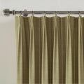 Stefana Silber Print Linen Blend Curtain Drapery Pleated?-TWOPAGES
