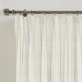 Stefana Silber Print Linen Blend Curtain Drapery Pleated?-TWOPAGES