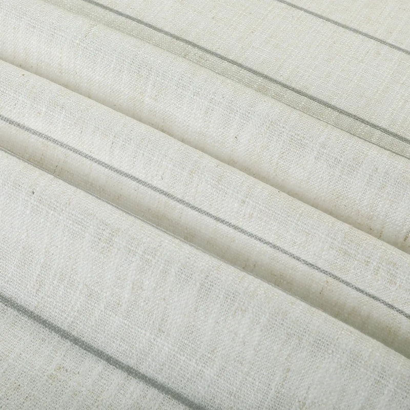 Stefana Silber Print Linen Blend Curtain Drapery Pleated?-TWOPAGES
