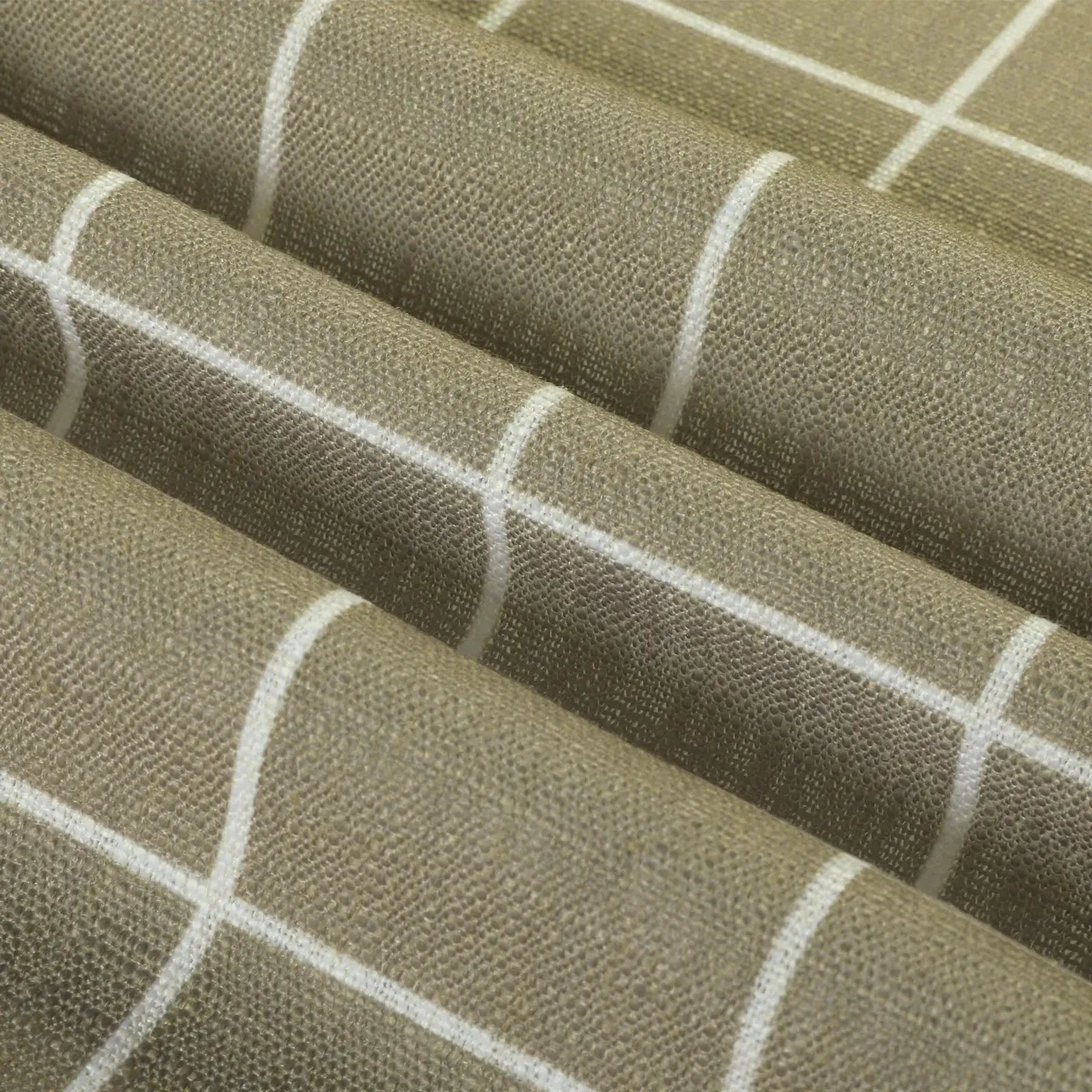 Stefana Silber Print Linen Blend Curtain Drapery Pleated?-TWOPAGES