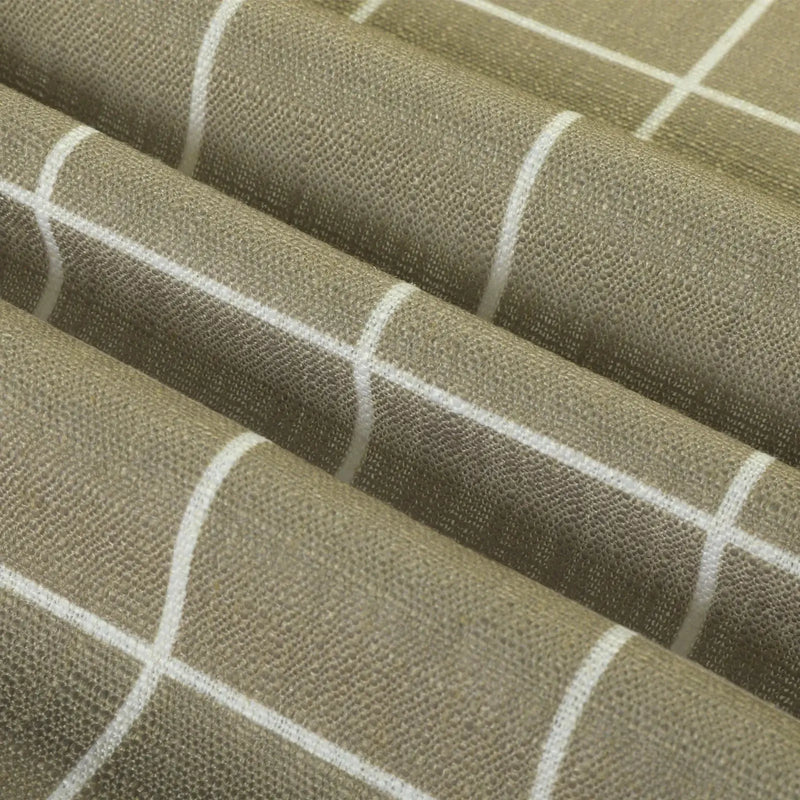 Stefana Silber Print Linen Blend Curtain Drapery Pleated?-TWOPAGES