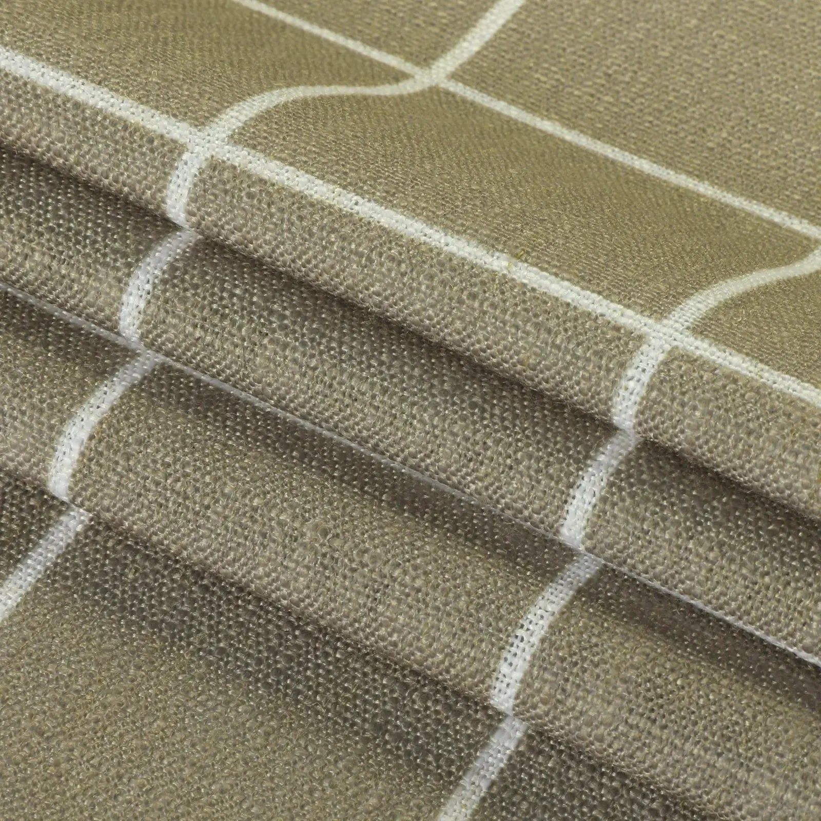 Stefana Silber Print Linen Blend Curtain Drapery Pleated?-TWOPAGES