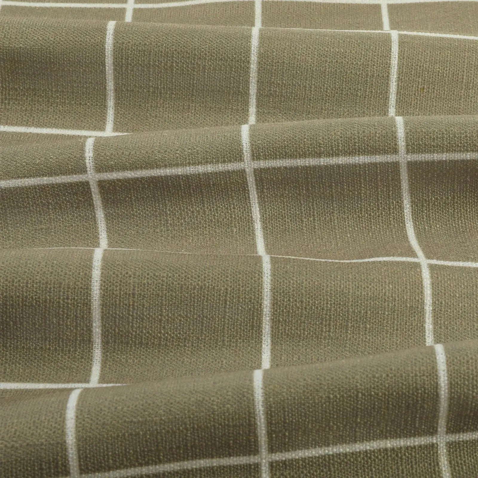 Stefana Silber Print Linen Blend Curtain Drapery Pleated?-TWOPAGES