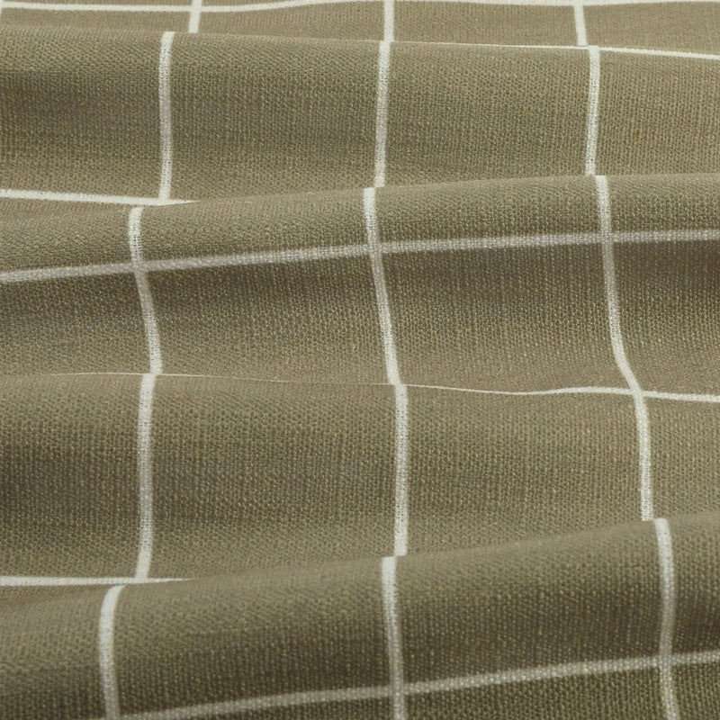 Stefana Silber Print Linen Blend Curtain Drapery Pleated?-TWOPAGES