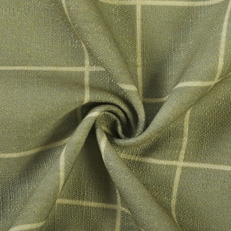 Stefana Silber Print Linen Blend Curtain Drapery Pleated?-TWOPAGES