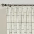 Stefana Silber Print Linen Blend Curtain Drapery Pleated?-TWOPAGES