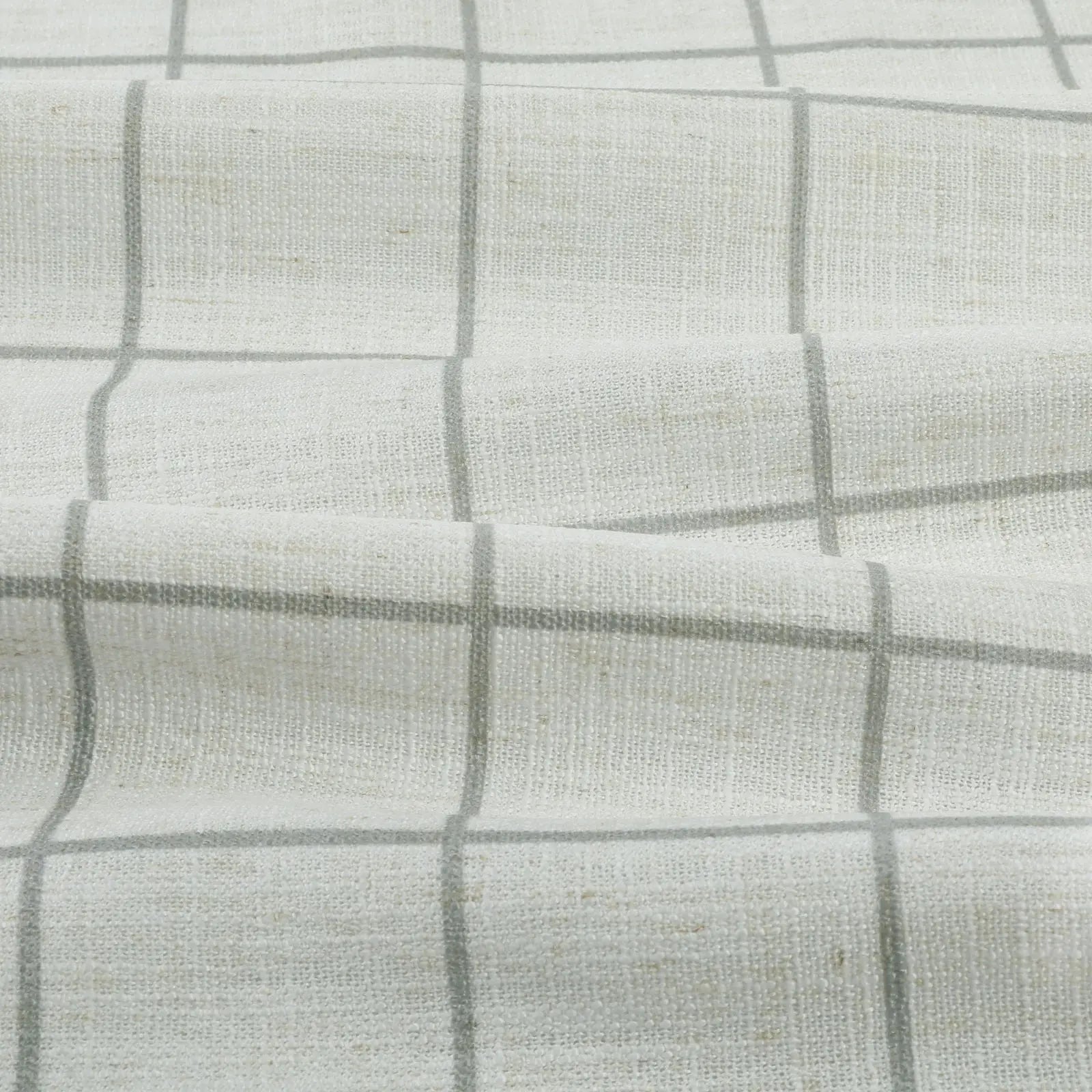 Stefana Silber Print Linen Blend Curtain Drapery Pleated?-TWOPAGES