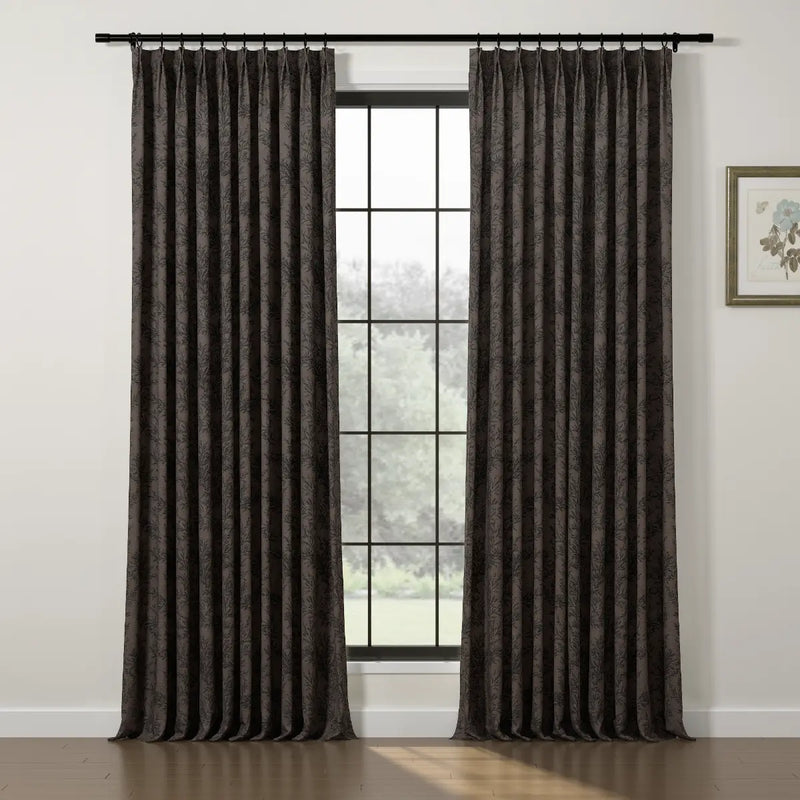 Sara Le Print Linen Drapery Pleated TWOPAGES