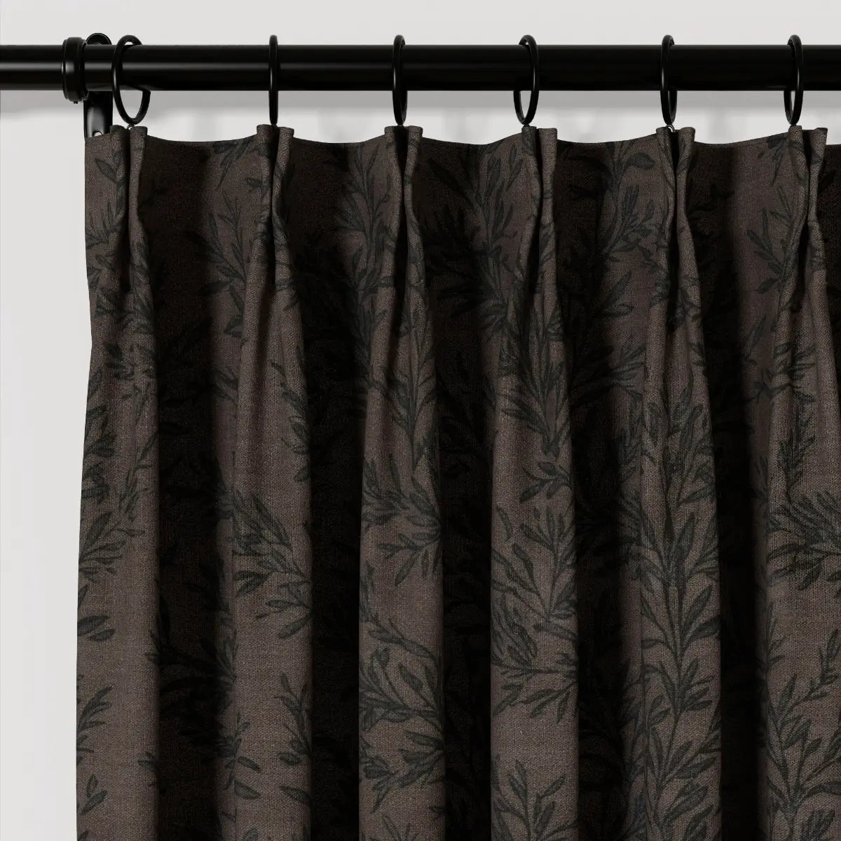 Sara Le Print Linen Cafe Curtains Pleated?-TWOPAGES