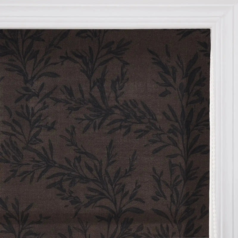 Sara Le Printed Roman Shade Cord Lift -TWOPAGES