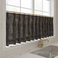 Sara Le Print Linen Pleated Cafe Curtains?-TWOPAGES