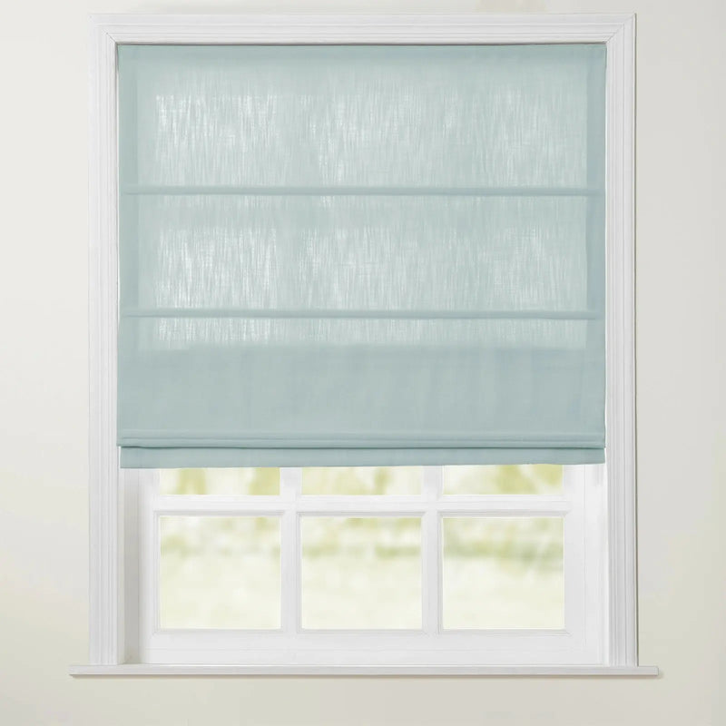 Isabella Cotton Roman Shade Cord Lift- -TWOPAGES