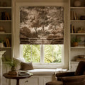 Sara Le  x TWOPAGES Printed Linen Roman Blind Cord Lift