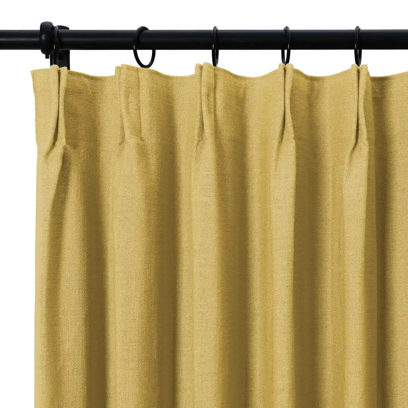 Isabella Heavyweight Cotton Drapery Pleated- -TWOPAGES