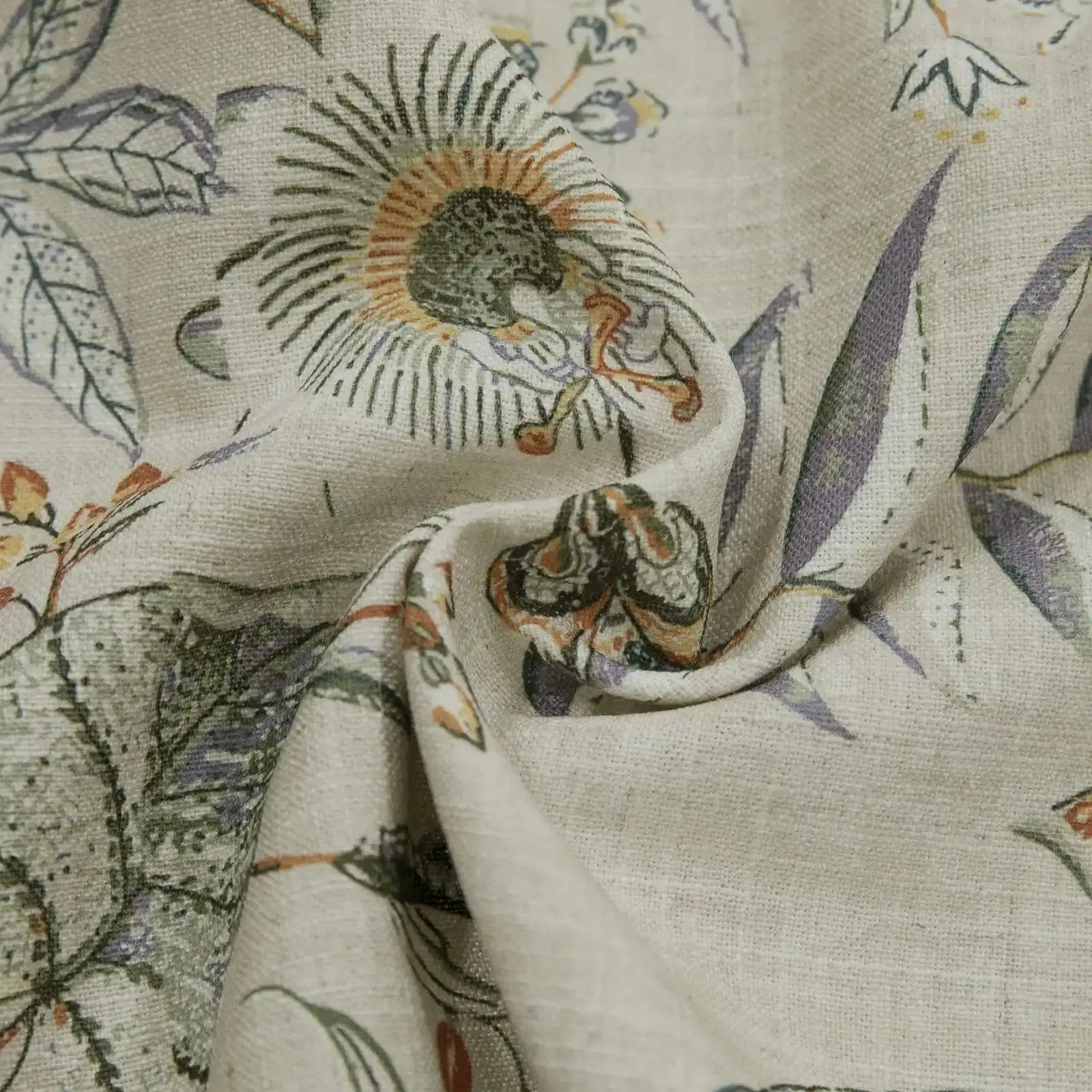 Holly Country Floral Drapery Pleated (102 inches Length Limit)?-TWOPAGES